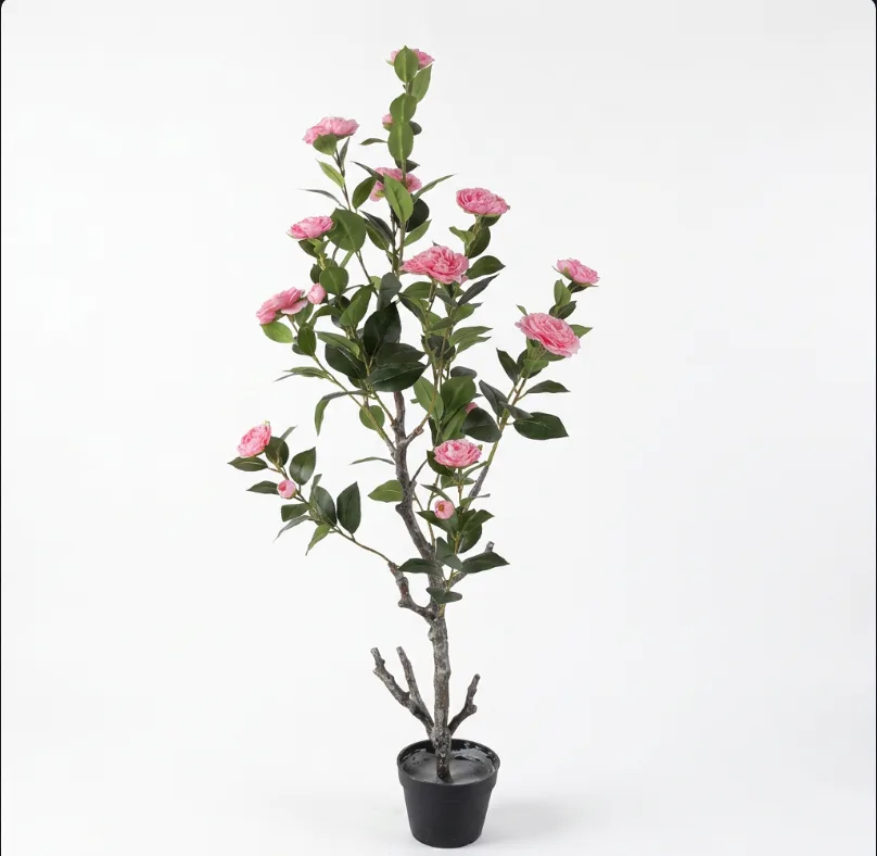 Artificial Pink Camellia Tree